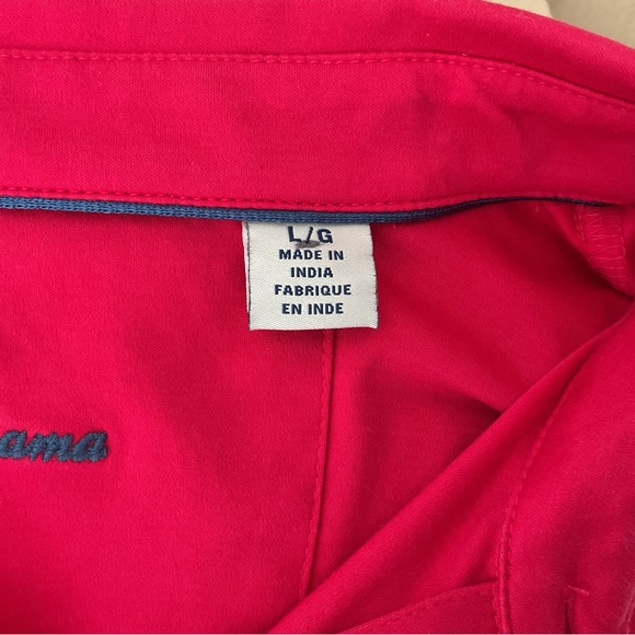 Tommy Bahama Men’s Short Sleeve Polo Golf Shirt Dark Pink Supima Cotton Size L - Picture 6 of 7